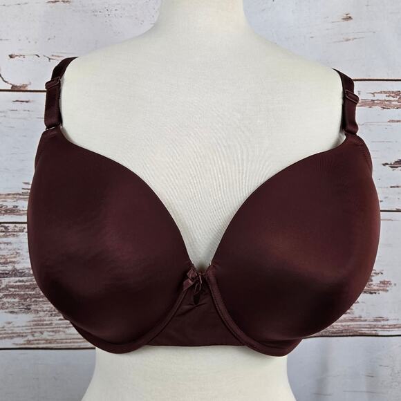 Torrid Curve 360 Back Smoothing Lightly Lined T-Shirt Bra Brown Size 42DDD - Picture 1 of 7